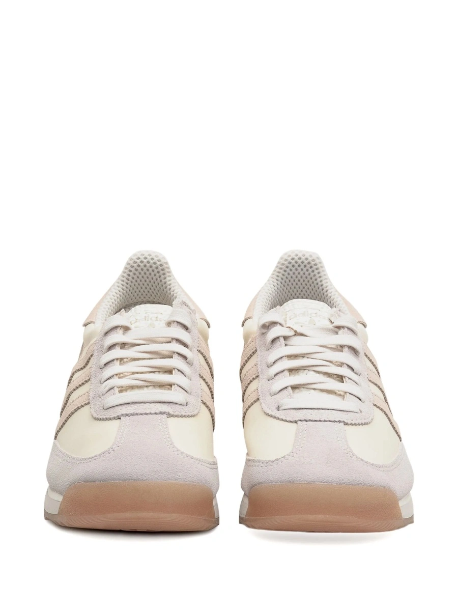 Sneakers adidas Originals neutri din piele intoarsa si nylon - Img 2