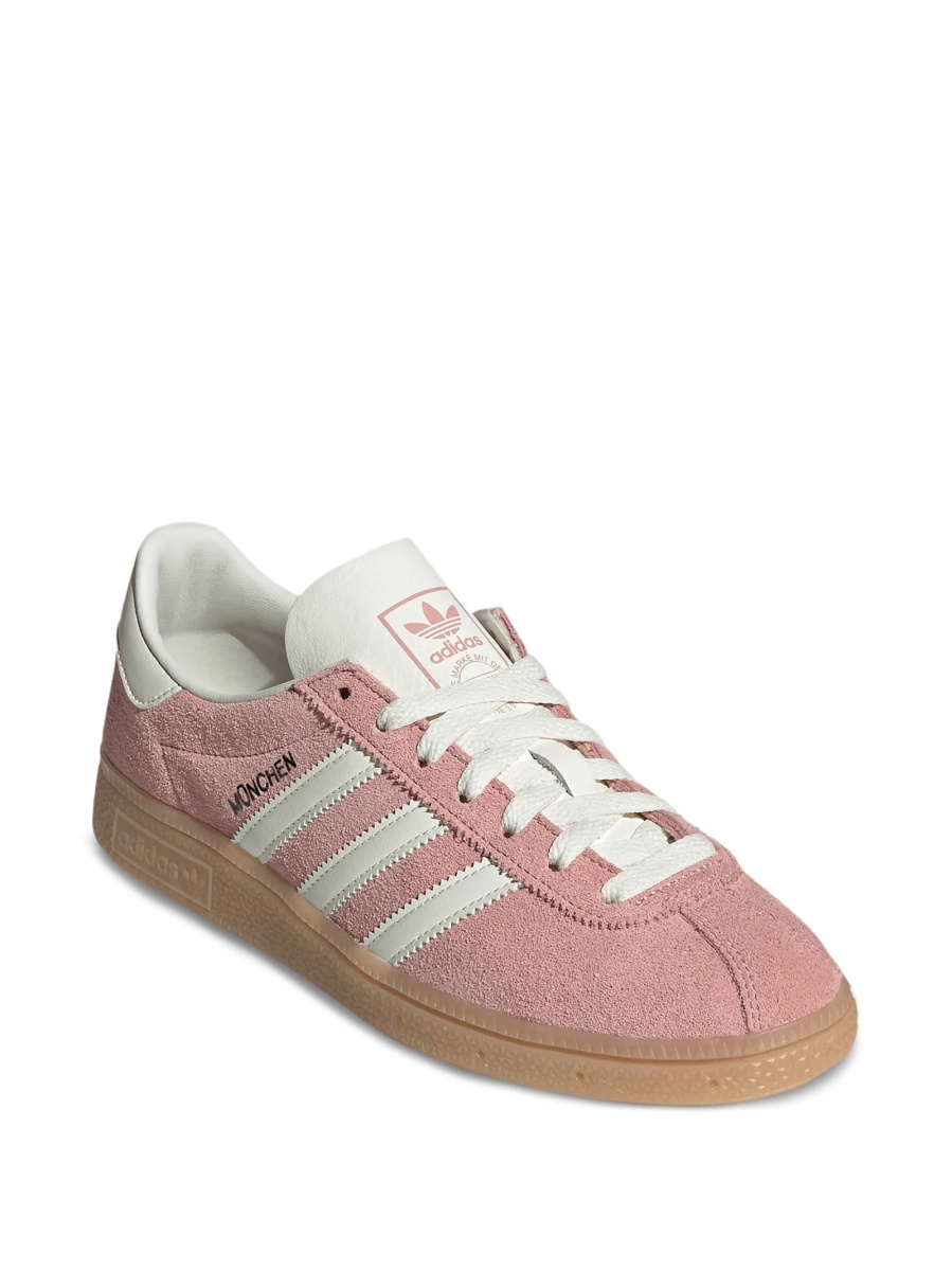 Sneakers adidas Originals roz din material textil si piele intoarsa - Img 2