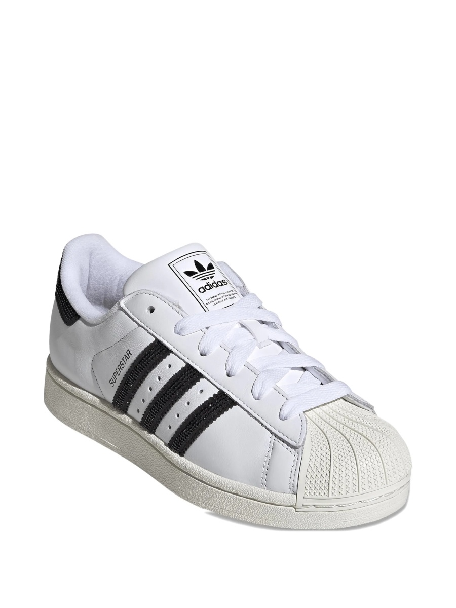 Sneakers adidas Originals superstar albi din piele - Img 2