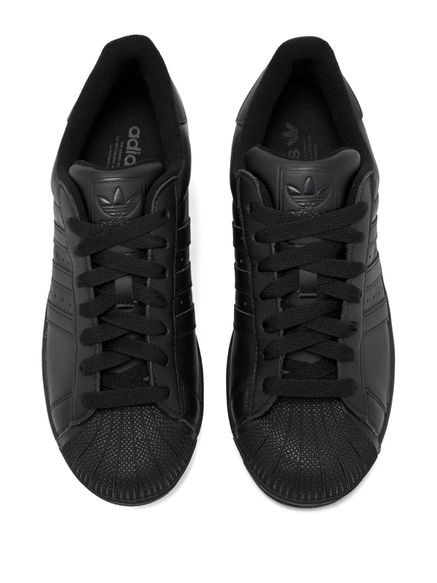 Sneakers adidas Originals superstar negri din piele - Img 2