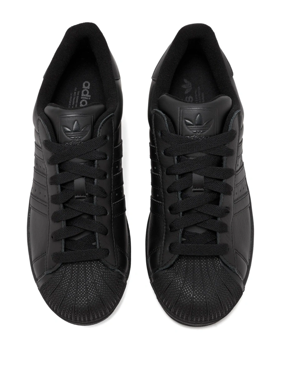Sneakers adidas Originals superstar negri din piele - Img 2