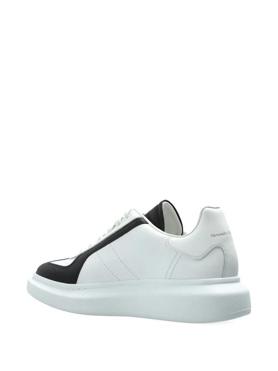 Sneakers Alexander McQueen albi din piele - Img 3