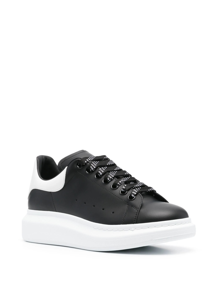 Sneakers Alexander McQueen negri din piele - Img 2