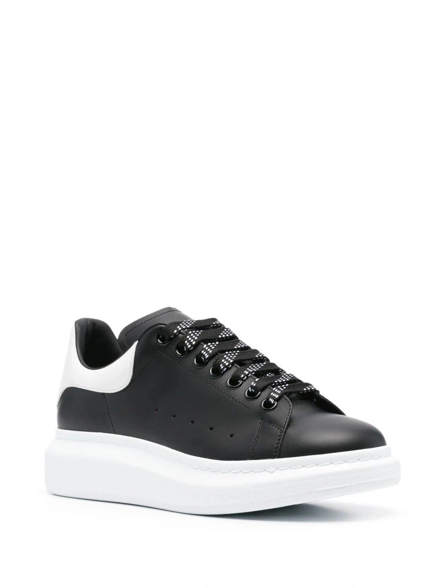 Sneakers Alexander McQueen negri din piele - Img 2