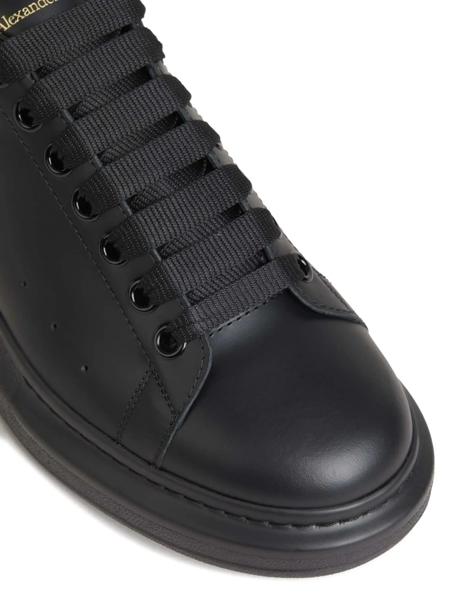 Sneakers Alexander McQueen 'Oversized' negri din piele - Img 6