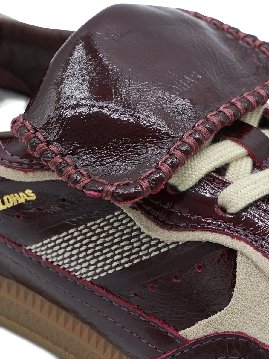 Sneakers Alohas rosii din piele - Img 4