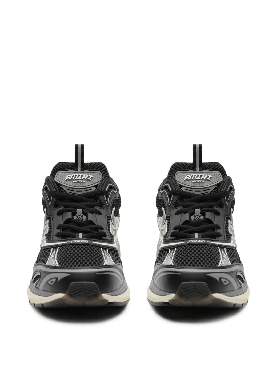 Sneakers AMIRI negri din piele si textil - Img 6