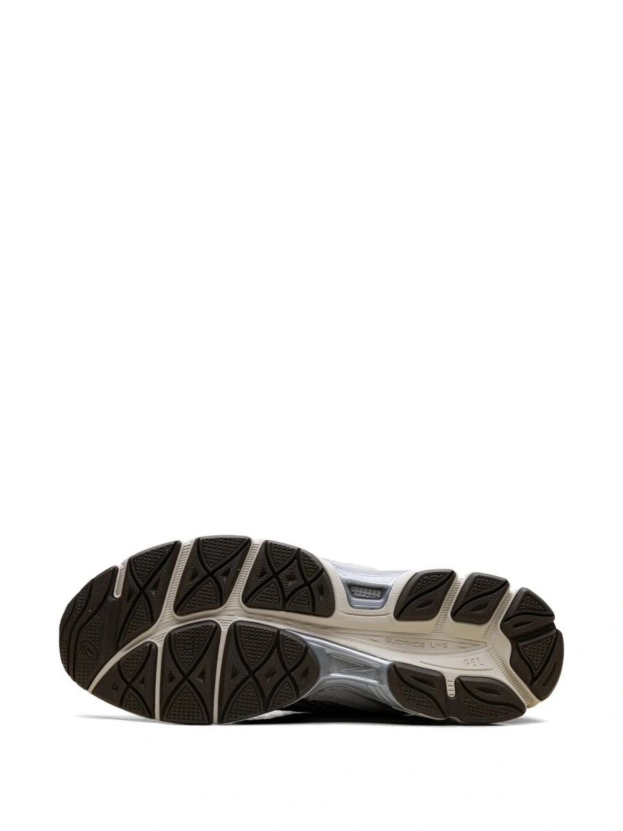 Sneakers ASICS gri din material textil - Img 4
