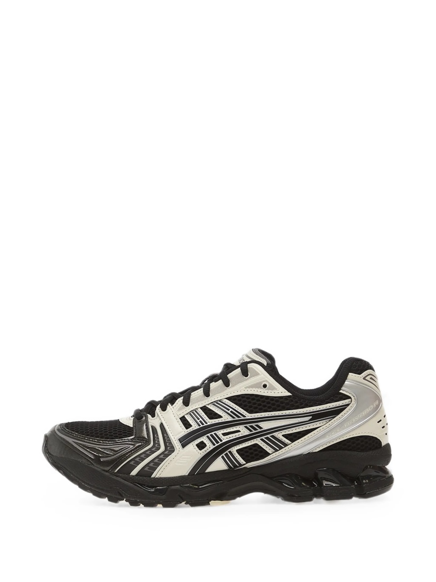 Sneakers ASICS negri din matase si nylon - Img 4
