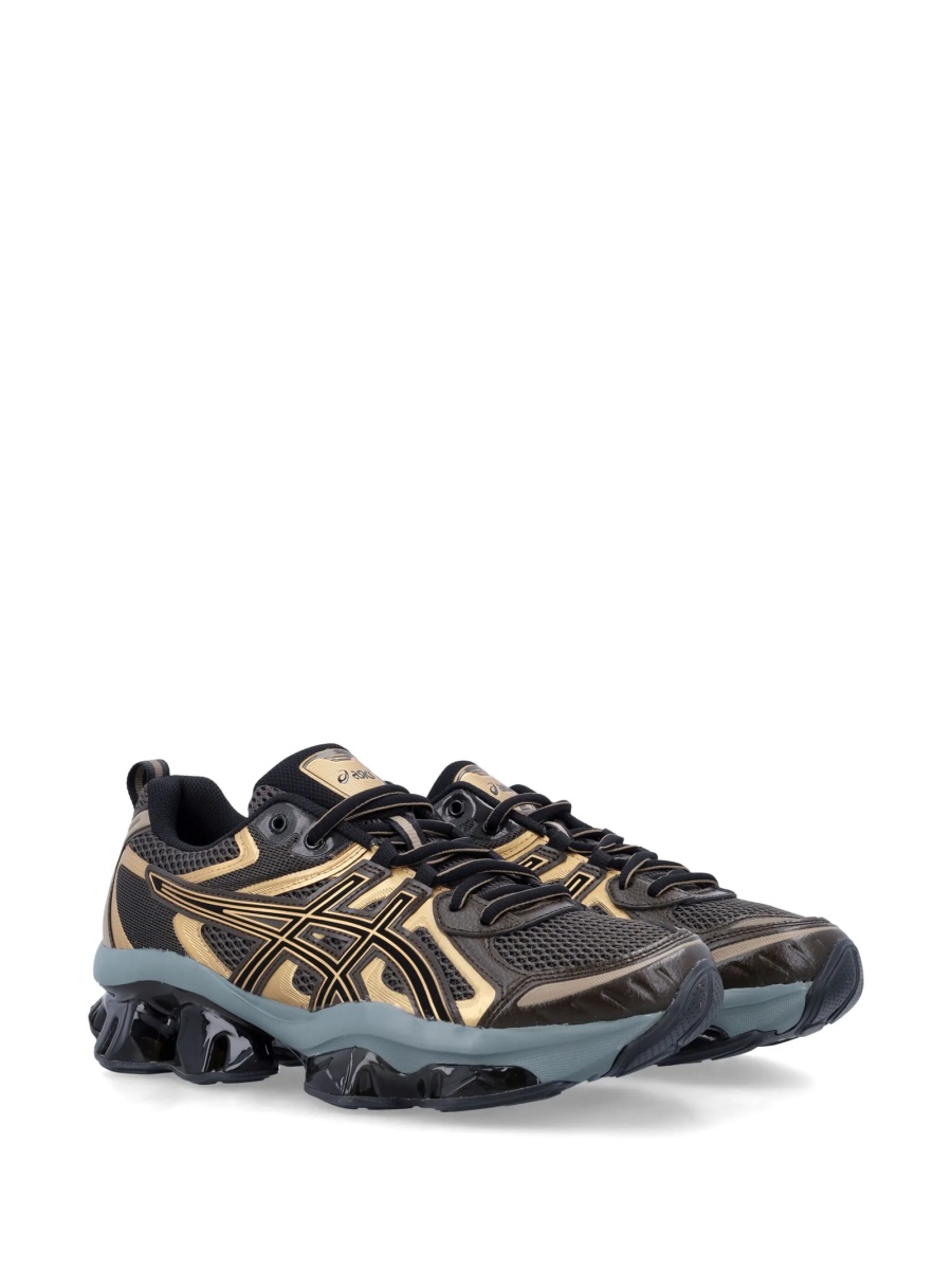 Sneakers ASICS negri din plasa si piele eco - Img 2