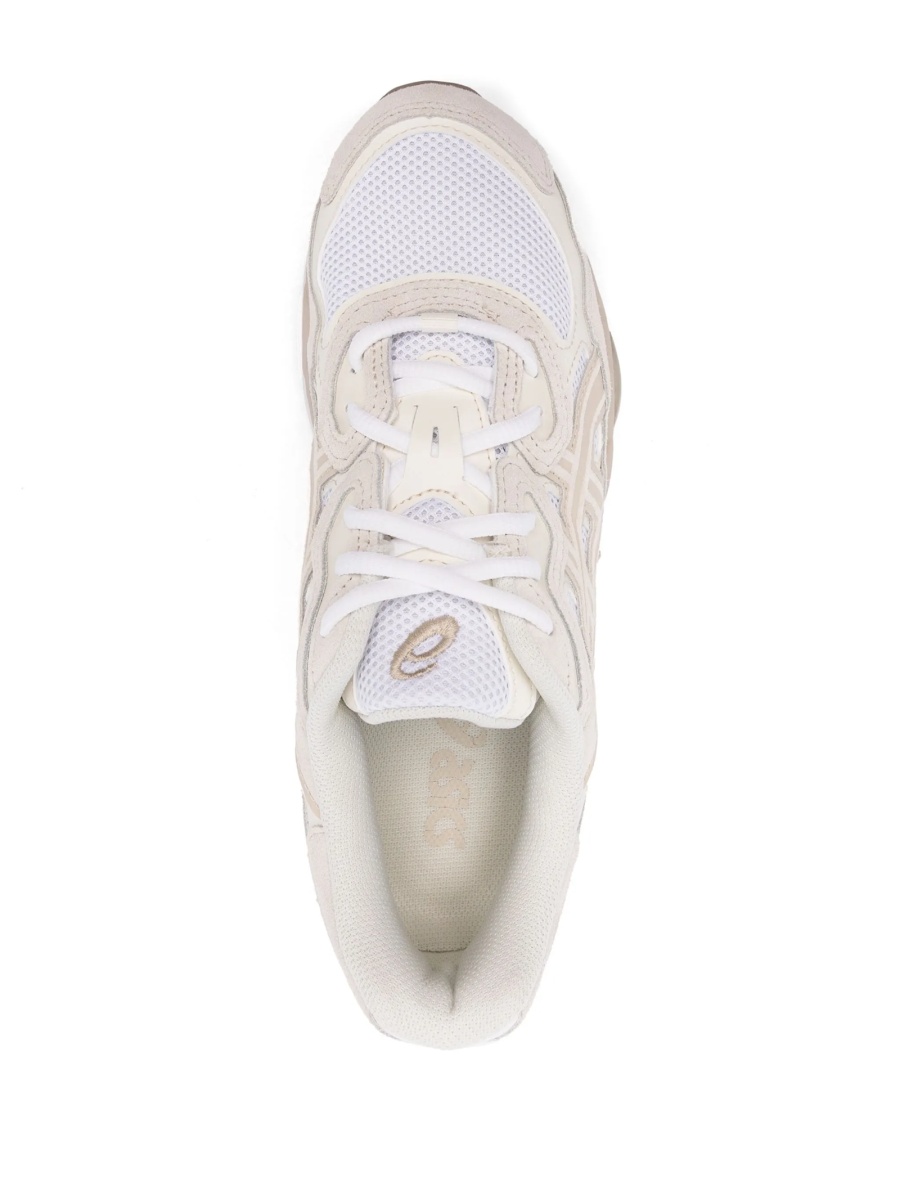 Sneakers ASICS neutri din piele intoarsa si piele - Img 4