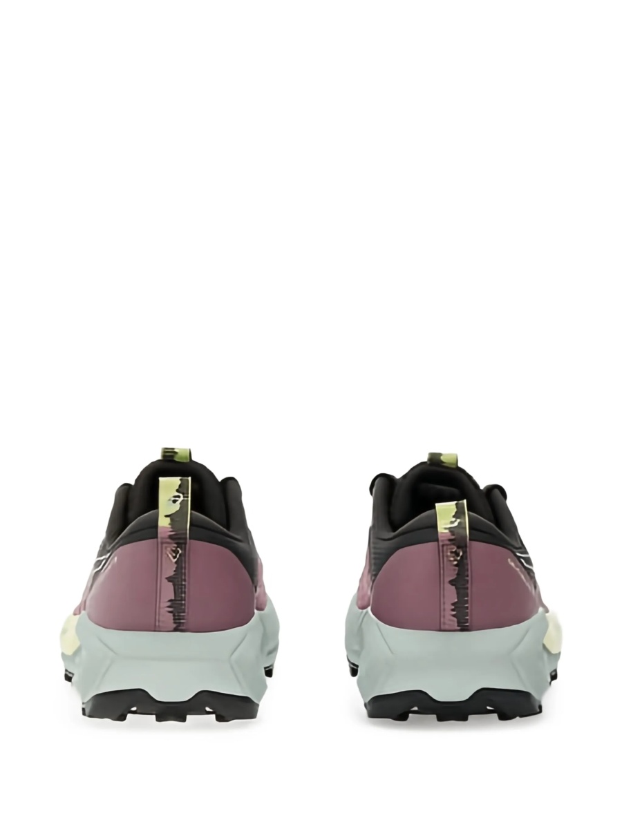 Sneakers ASICS violet din material textil - Img 3