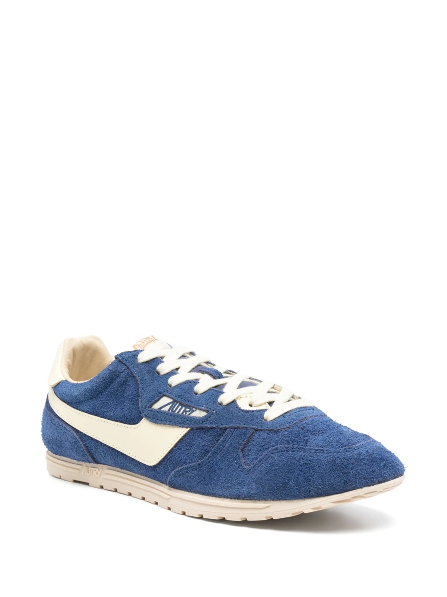 Sneakers AUTRY albastri din piele intoarsa si piele - Img 2