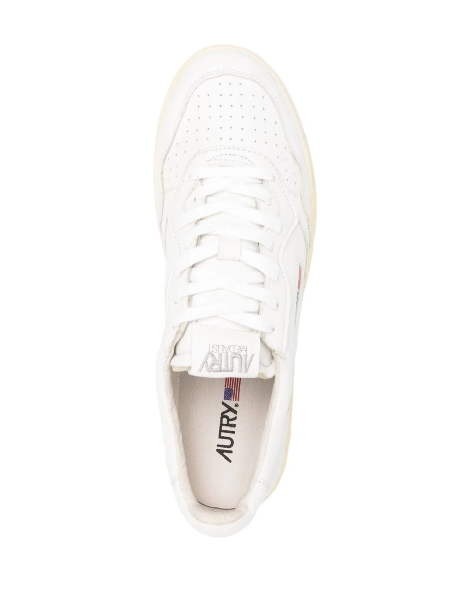 Sneakers AUTRY albi din piele - Img 4
