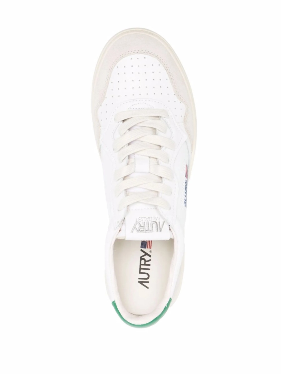 Sneakers AUTRY albi din piele - Img 4