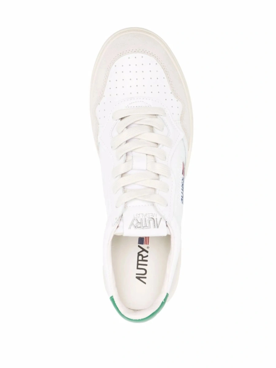 Sneakers AUTRY albi din piele - Img 4