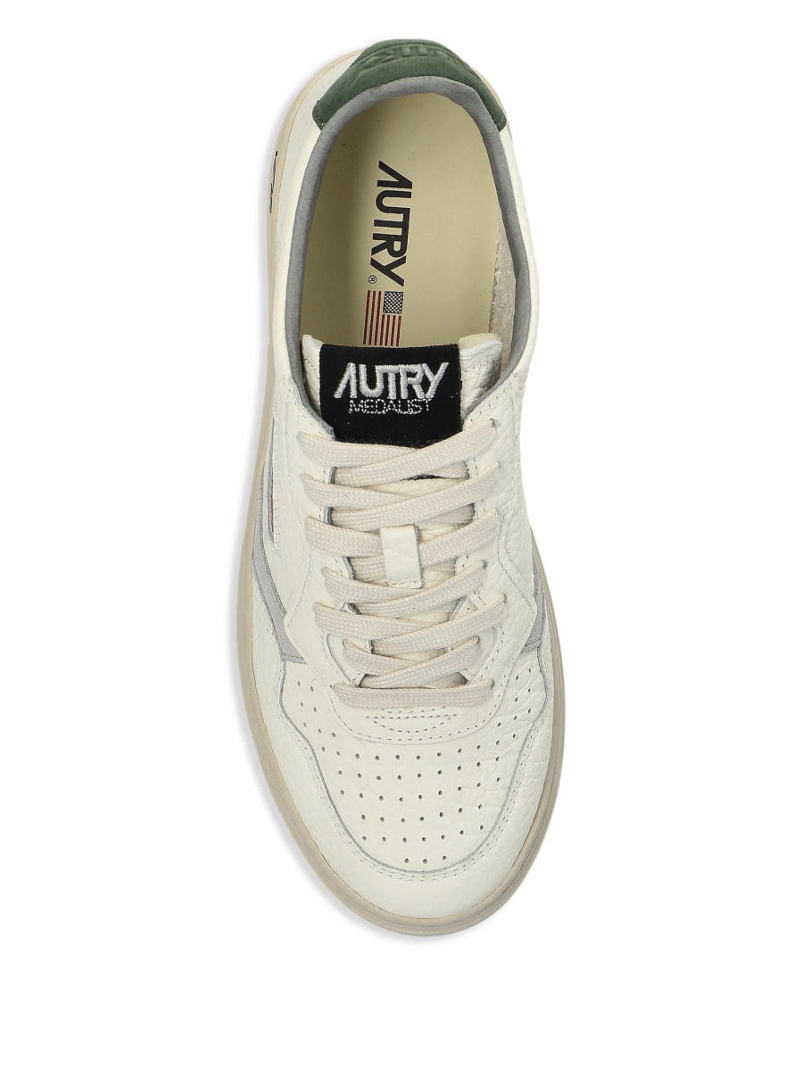 Sneakers AUTRY albi din piele - Img 4