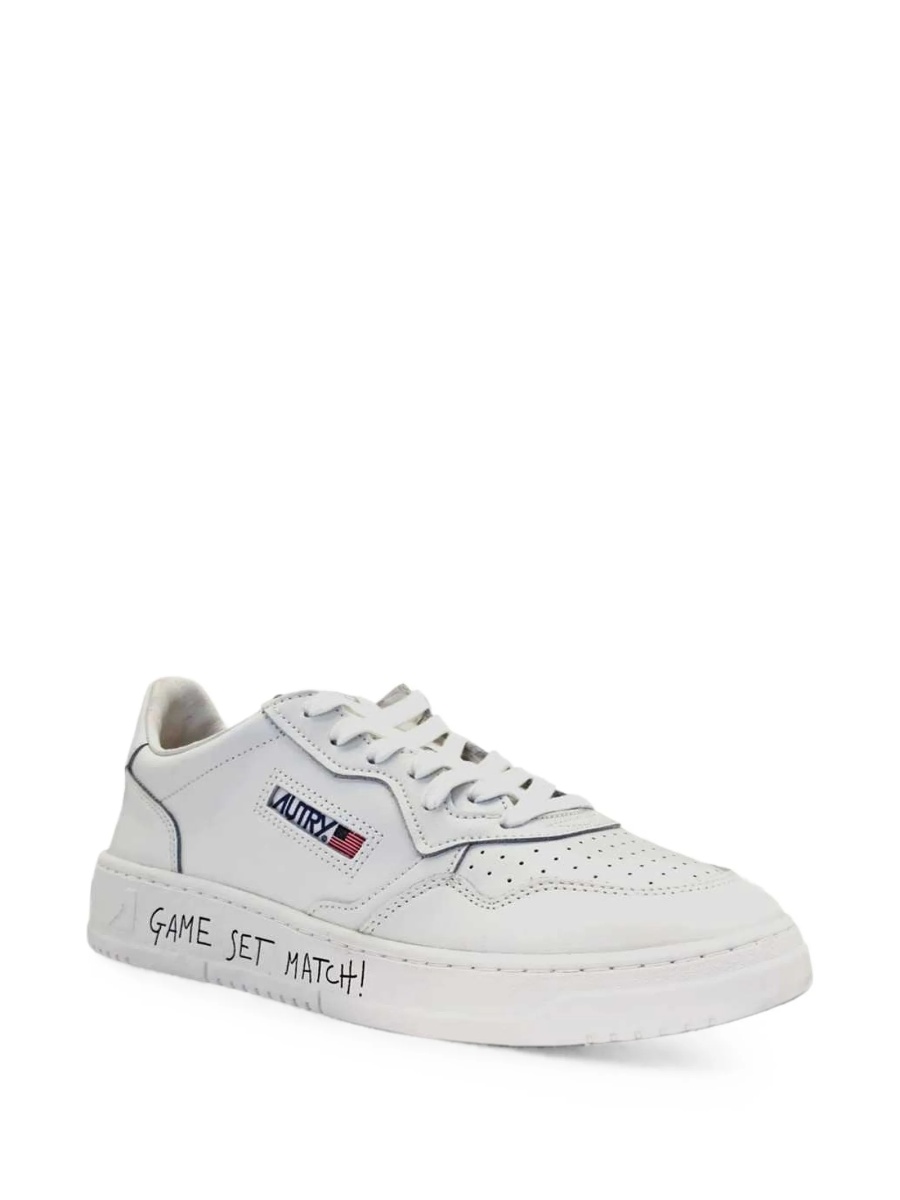 Sneakers AUTRY albi din piele - Img 2