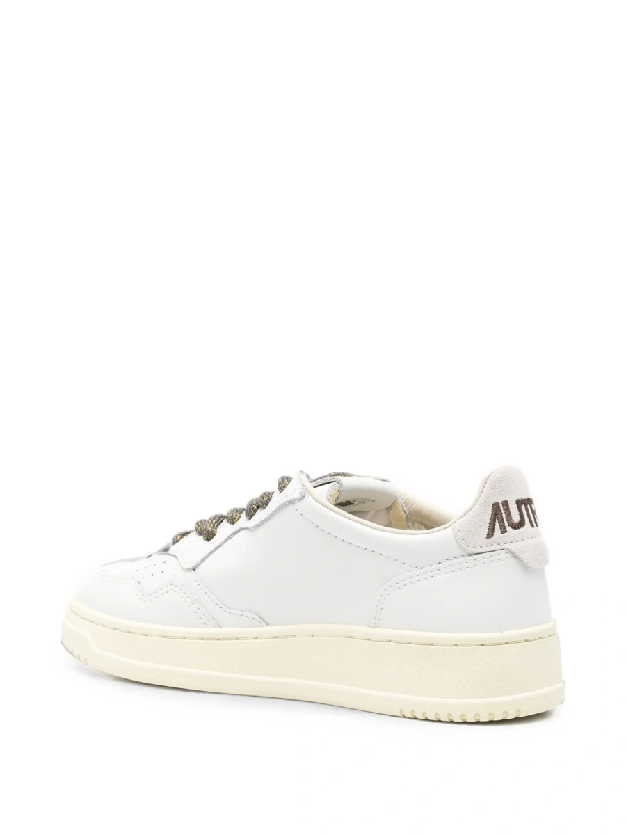 Sneakers AUTRY albi din piele - Img 3