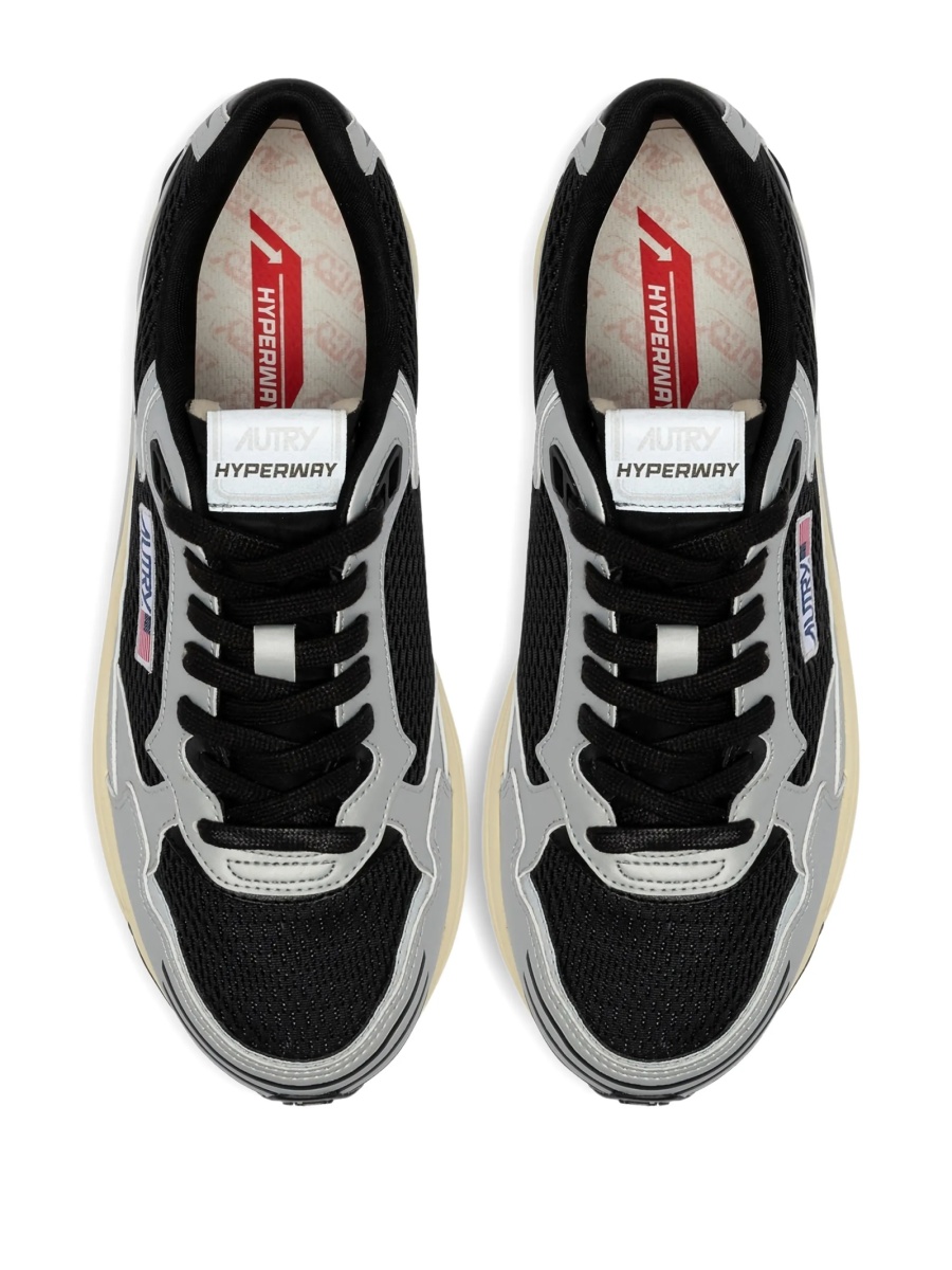 Sneakers AUTRY gri din material textil si poliuretan - Img 4