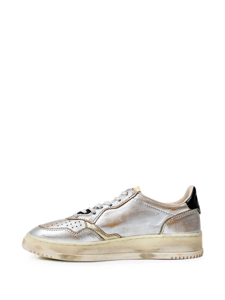 Sneakers AUTRY gri din piele - Img 6