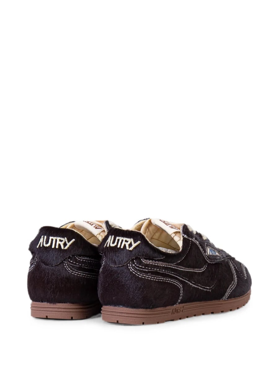 Sneakers AUTRY negri din blana - Img 2