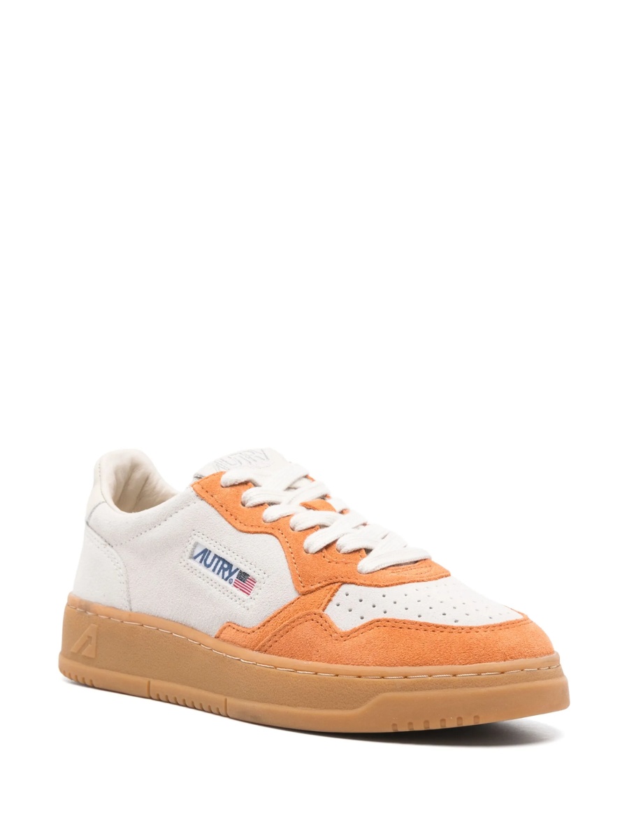 Sneakers AUTRY neutri din piele intoarsa - Img 2