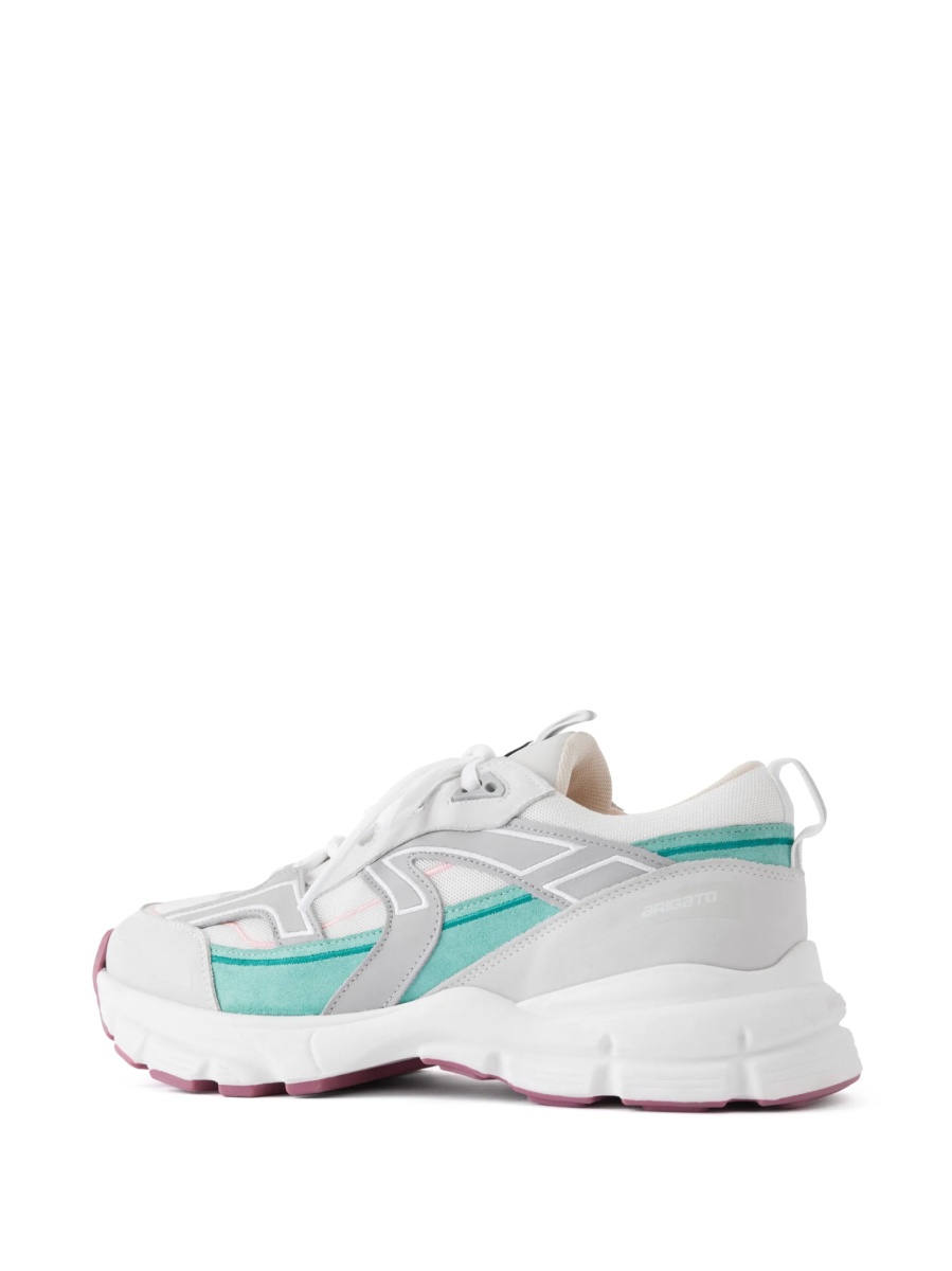 Sneakers AXEL ARIGATO albi din polyester si piele - Img 3