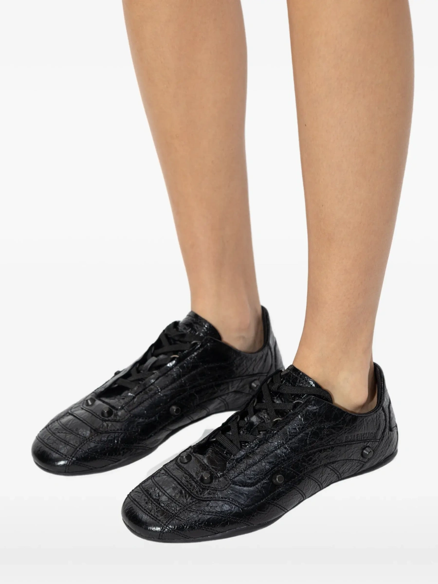 Sneakers Balenciaga 'City' negri din piele - Img 8