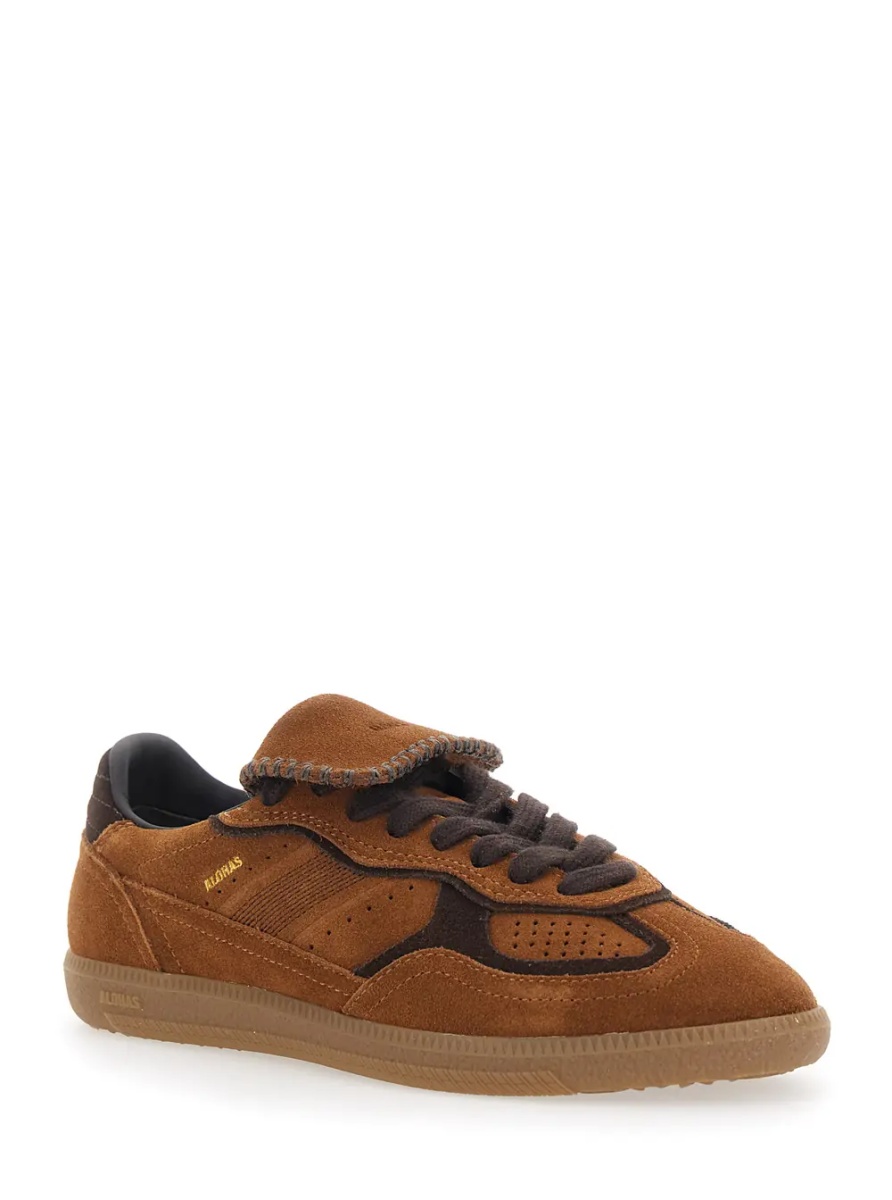 Sneakers Brown Low Top Sneakers with logo lettering on the side in Suede for Women - Img 2