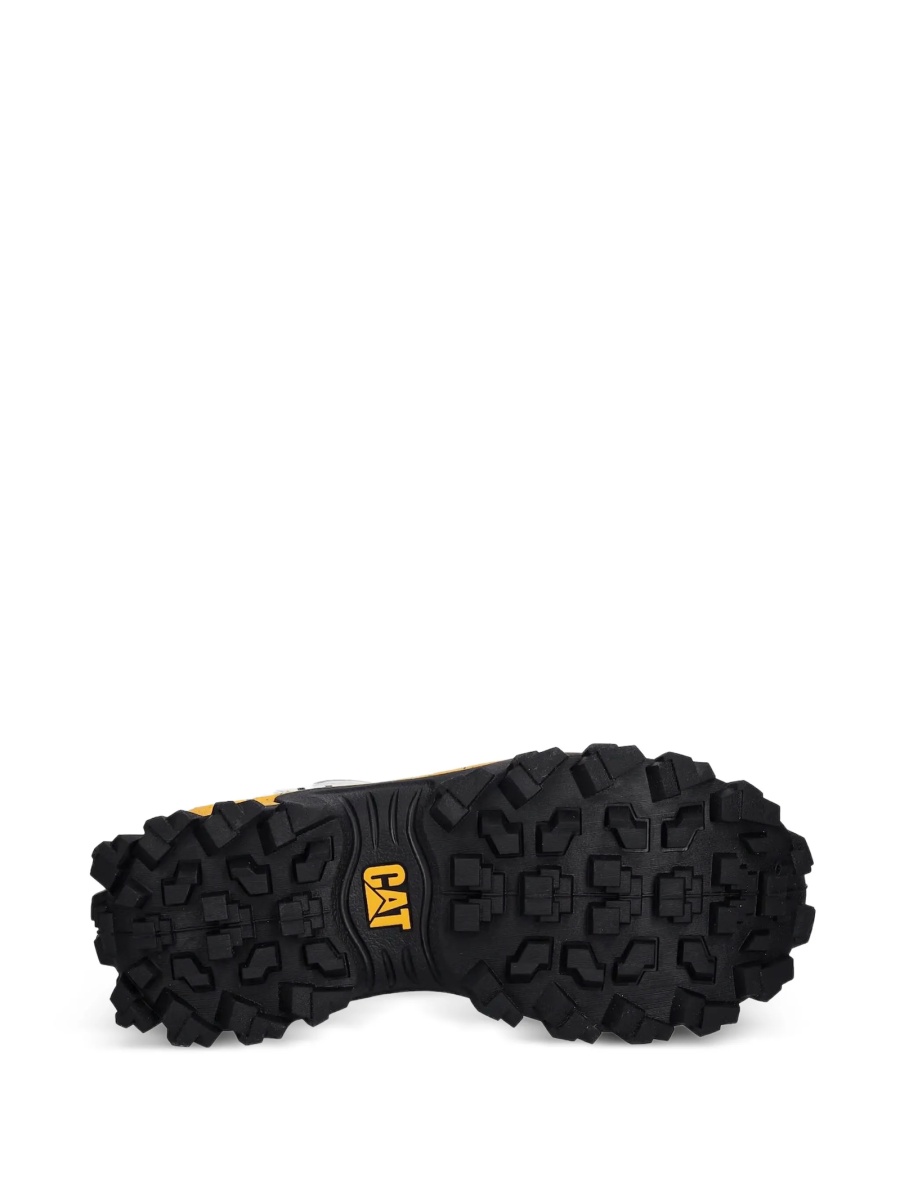 Sneakers Caterpillar albi din piele si material textil - Img 4