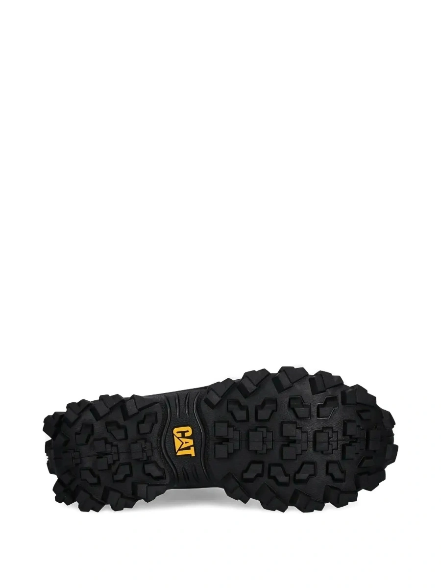 Sneakers Caterpillar negri din cauciuc si material textil - Img 4