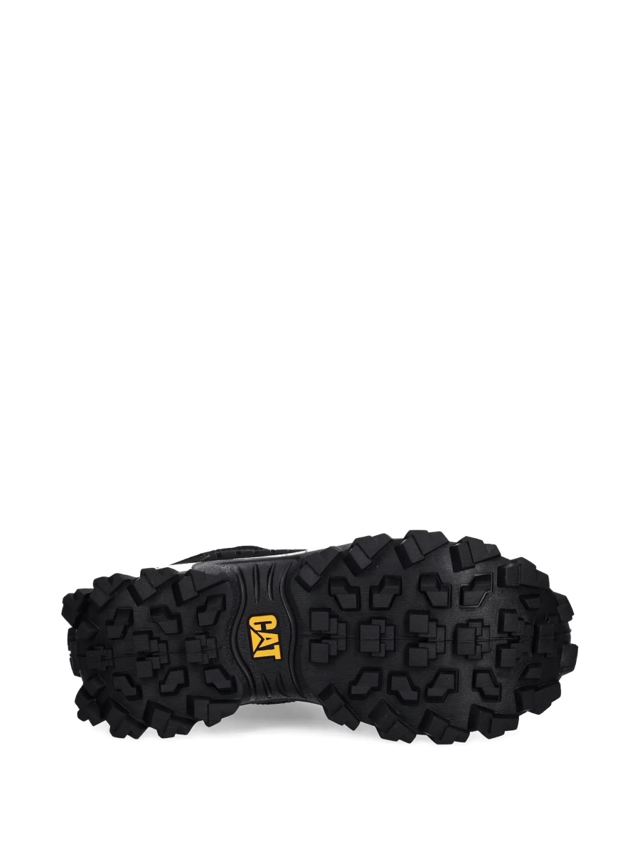 Sneakers Caterpillar negri din material textil si plastic - Img 5