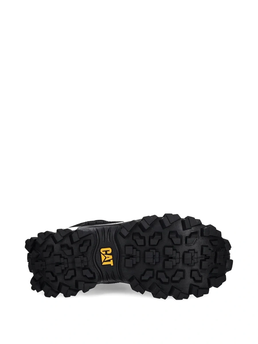 Sneakers Caterpillar negri din material textil si plastic - Img 5