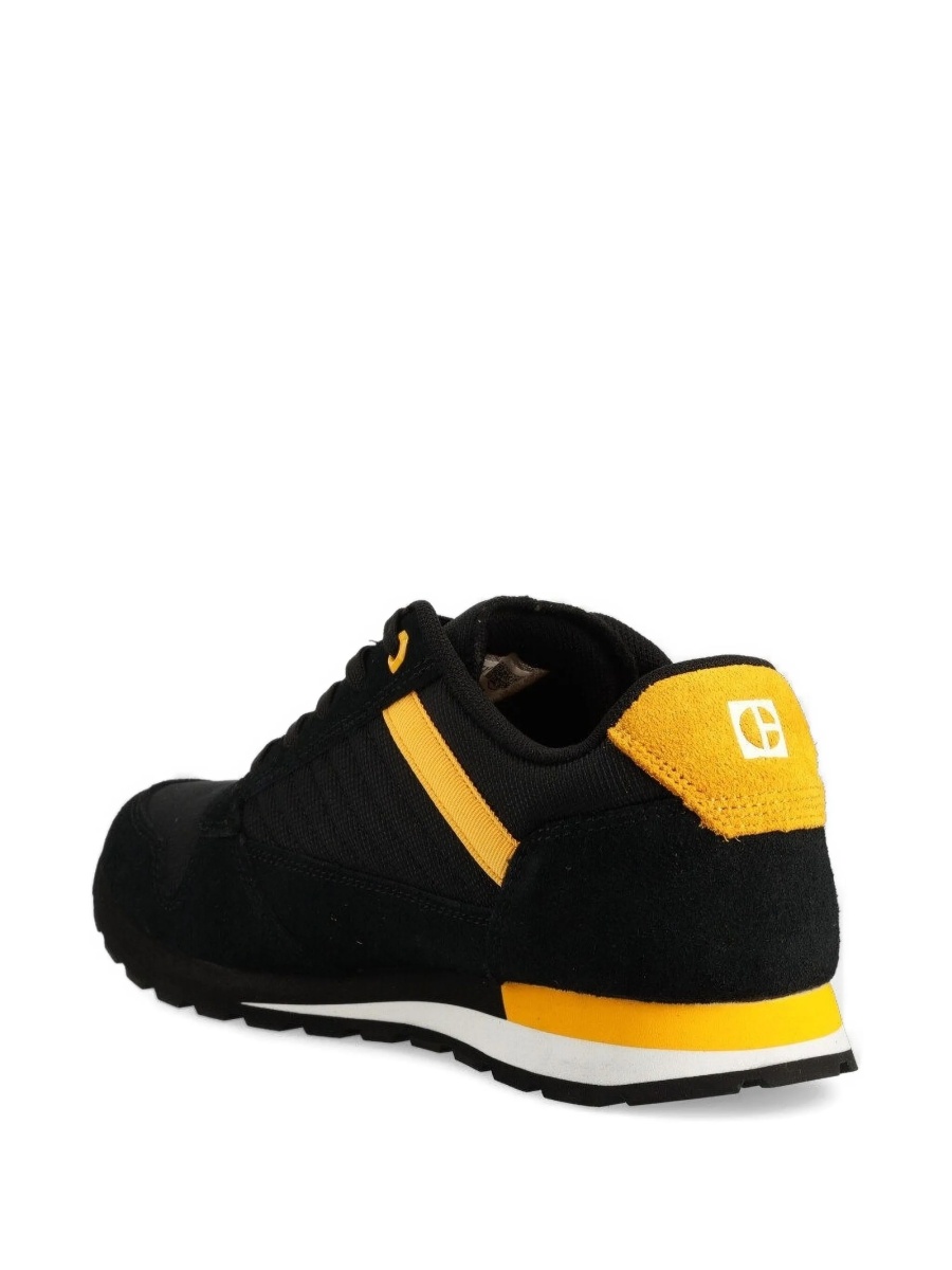 Sneakers Caterpillar negri din piele intoarsa si material textil - Img 4