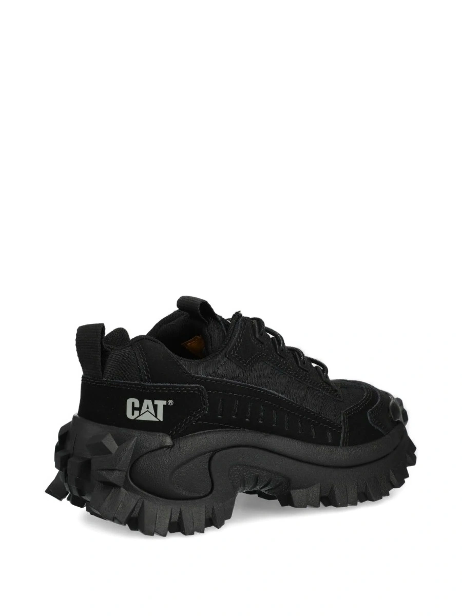 Sneakers Caterpillar negri din piele si plasa - Img 3