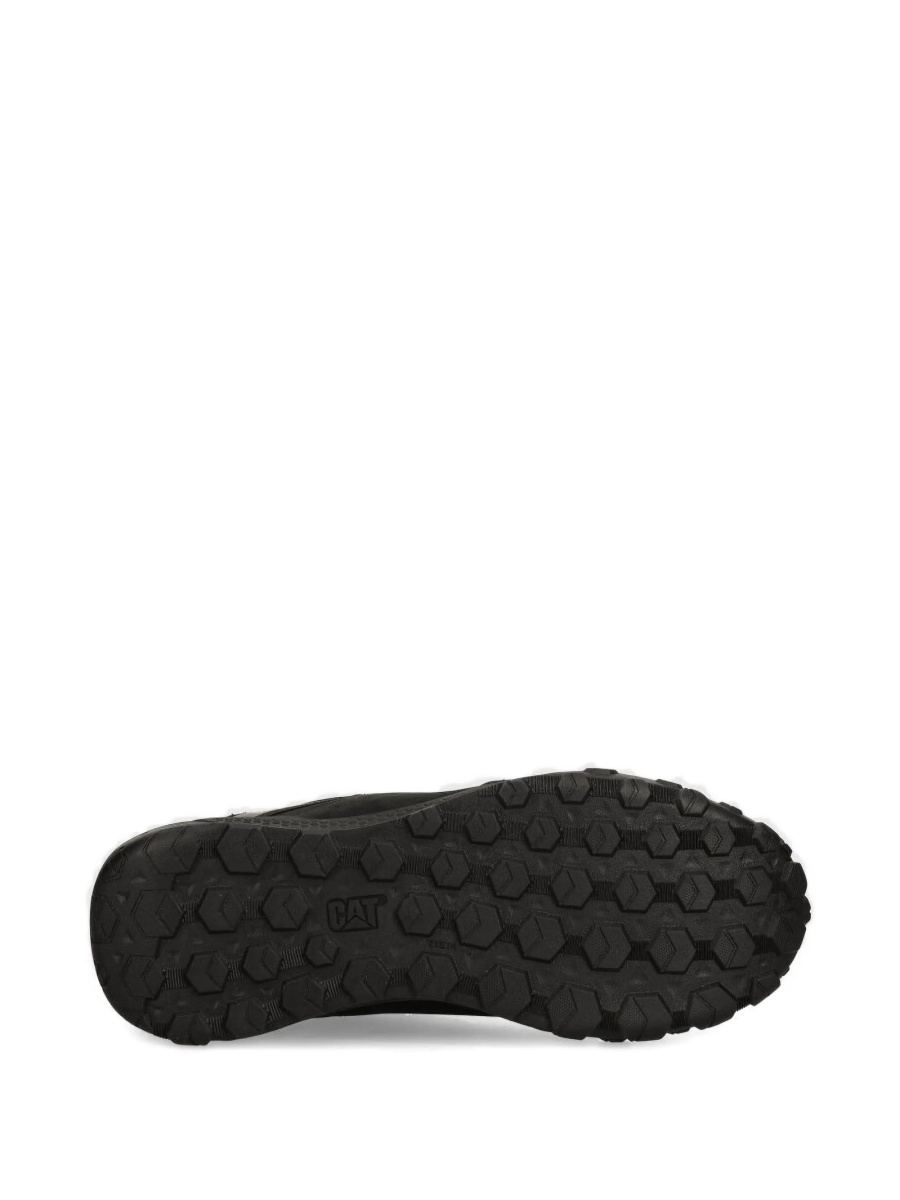 Sneakers Caterpillar negri din piele si plasa - Img 4