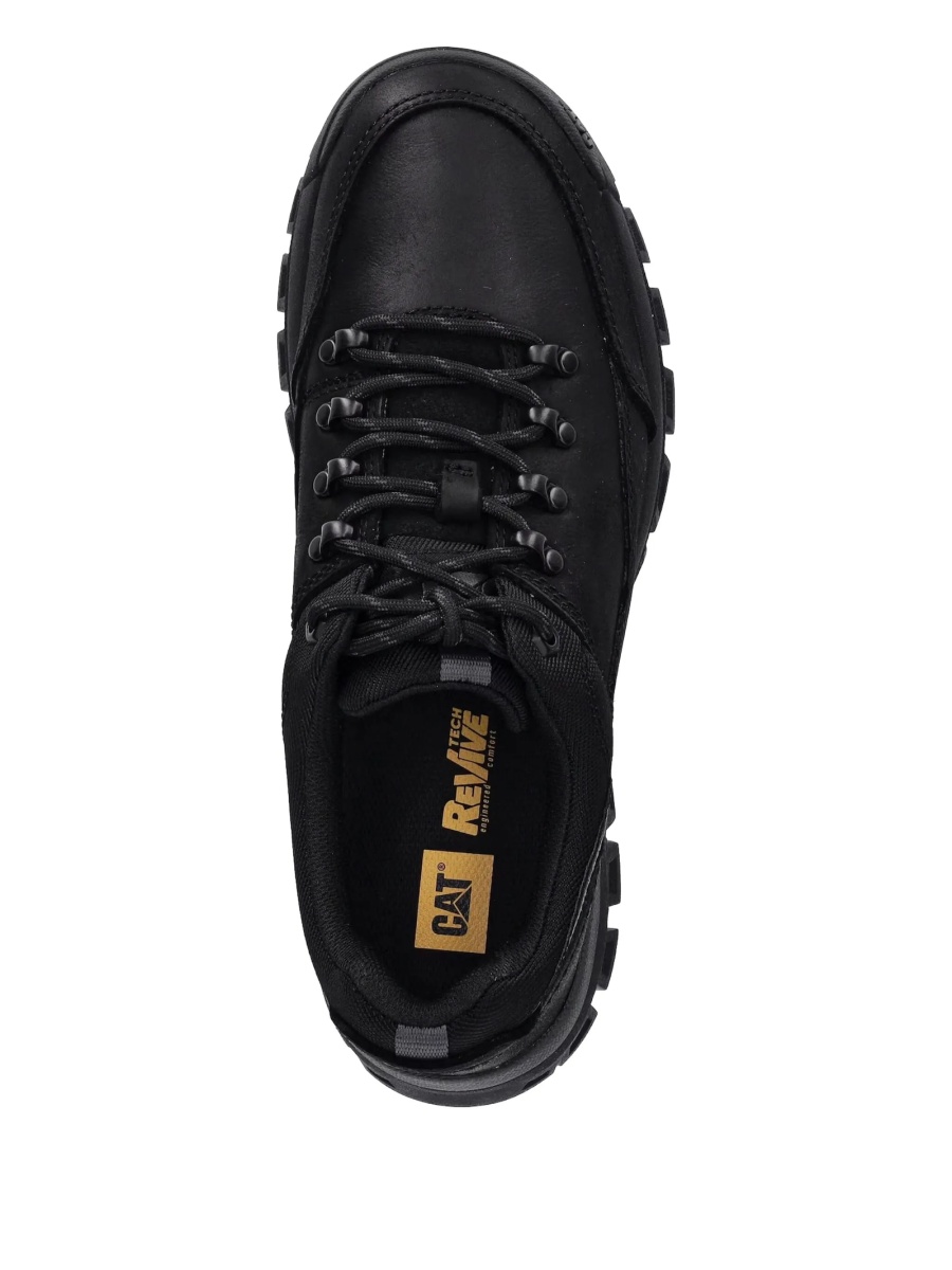 Sneakers Caterpillar negri din piele - Img 3