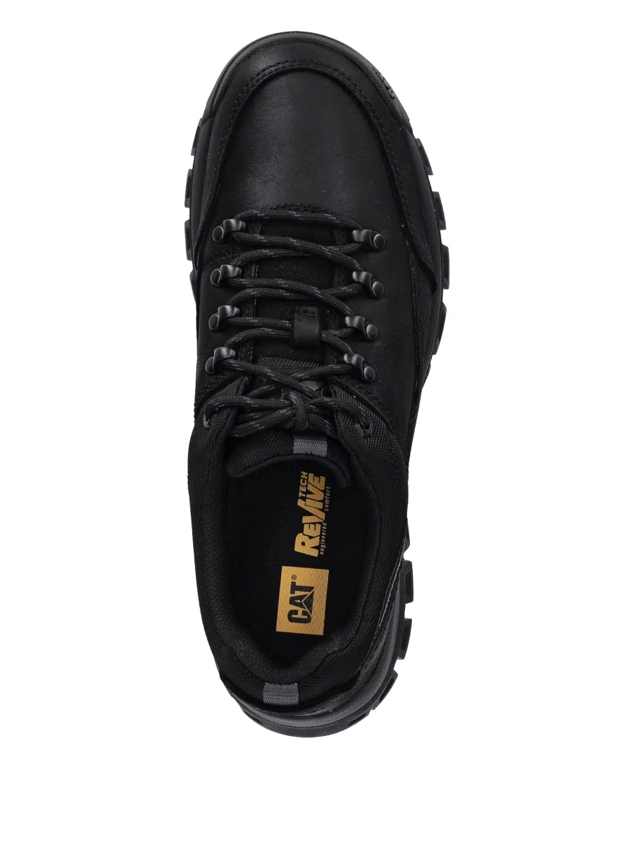 Sneakers Caterpillar negri din piele - Img 3