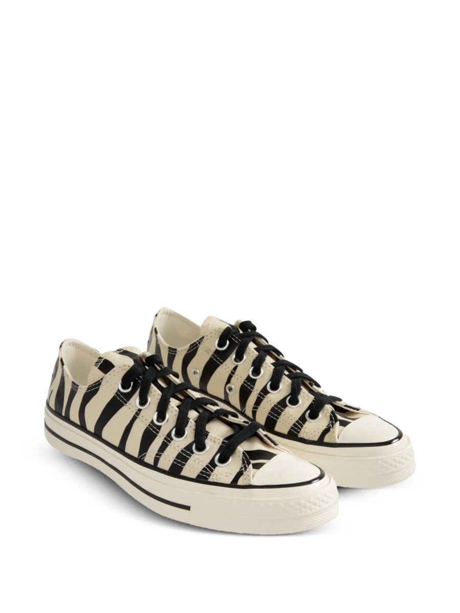 Sneakers Converse neutri din material textil - Img 2