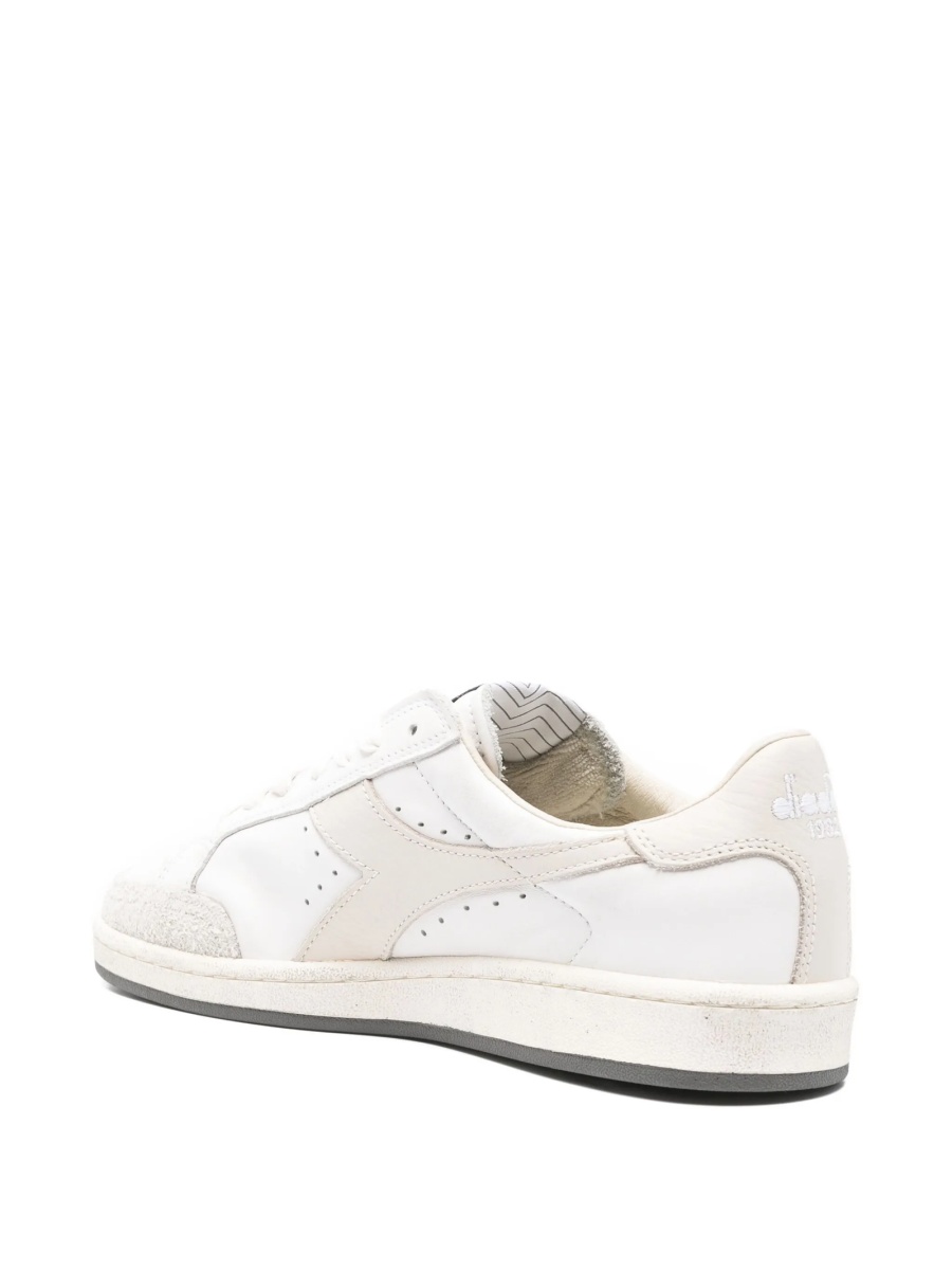 Sneakers Diadora albi din piele - Img 3