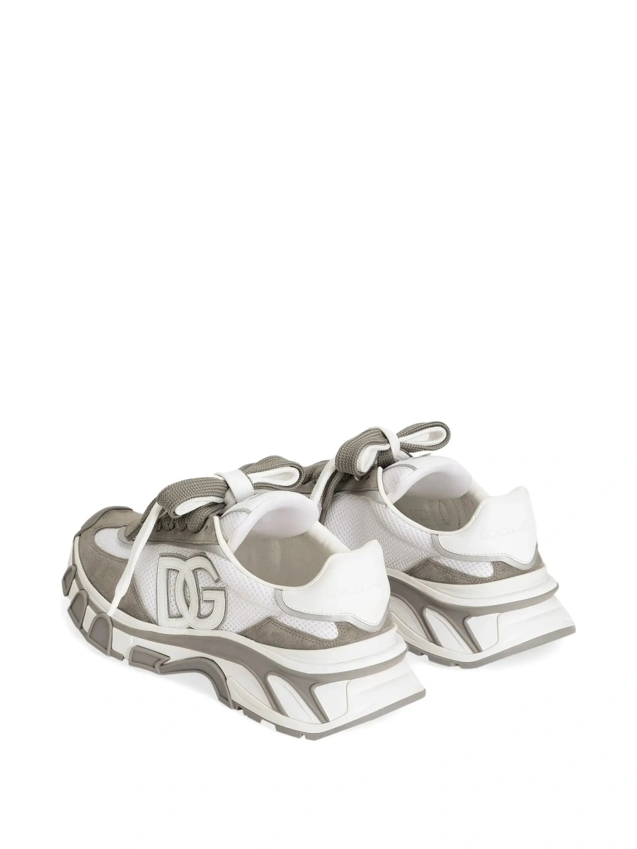 Sneakers Dolce &amp; Gabbana gri din piele - Img 6