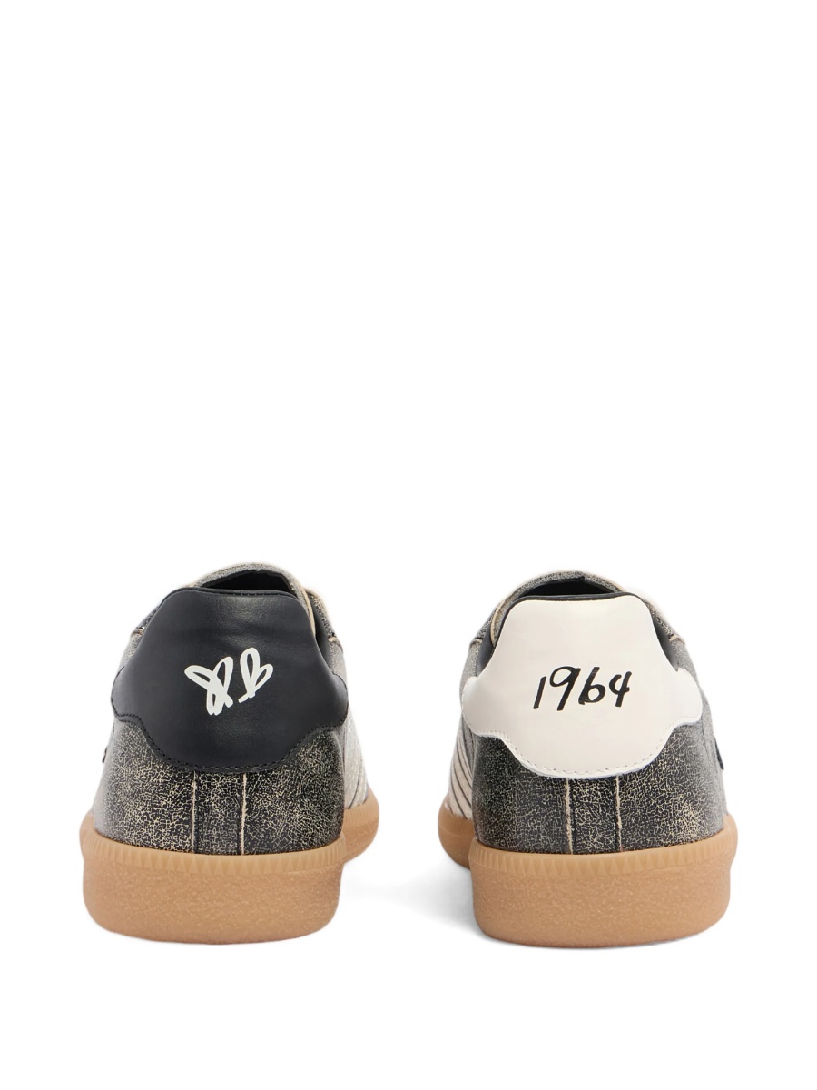 Sneakers DSQUARED2 gri din piele - Img 3