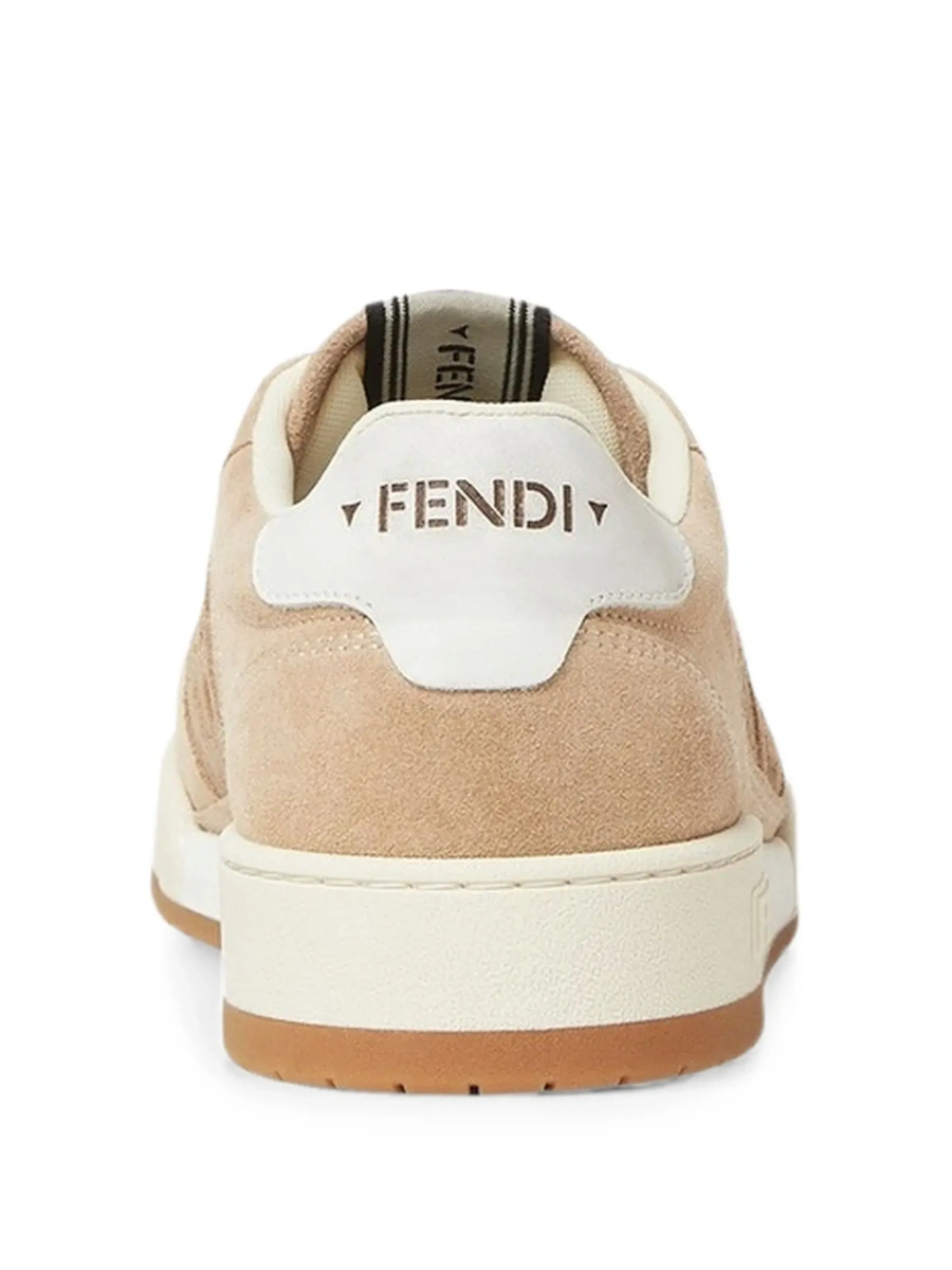 Sneakers Fendi bej din piele intoarsa - Img 6