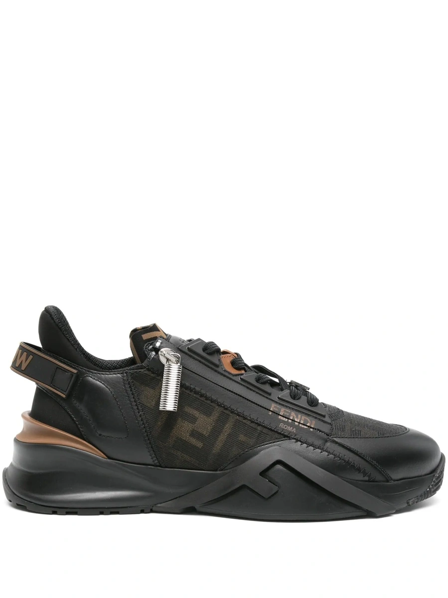 Sneakers Fendi 'Flow' negri din textil - Img 9