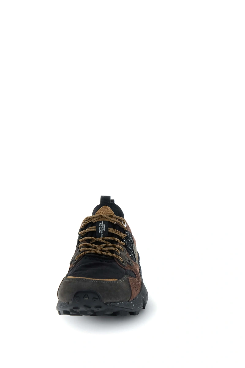 Sneakers Flower Mountain sneakers 2017816.01.1A16 DARK GREY BLACK DARK BROWN - Img 2