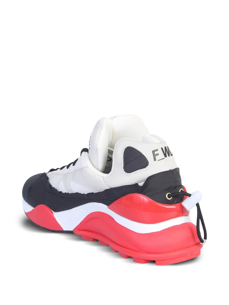 Sneakers FORWARD albi din material textil si poliuretan - Img 3