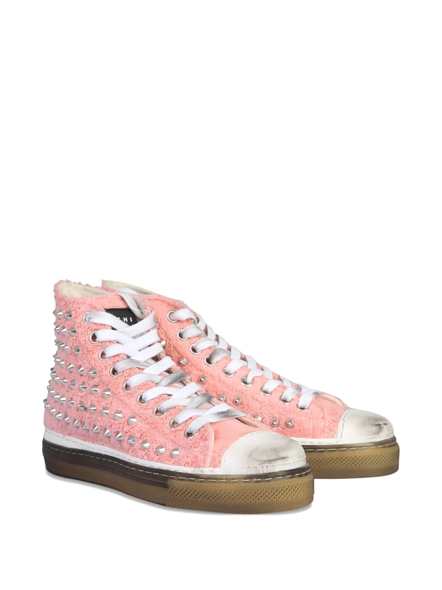 Sneakers GIENCHI roz din bumbac - Img 2
