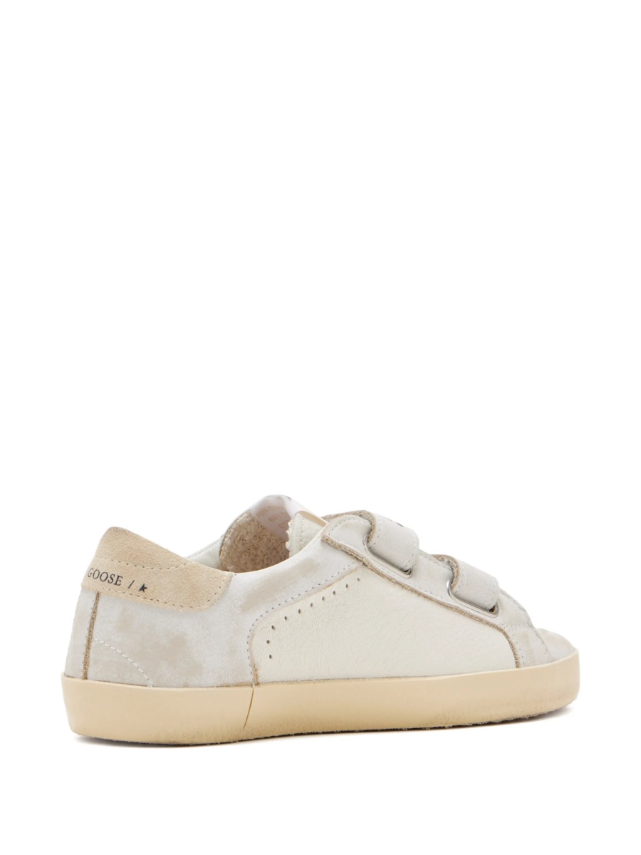 Sneakers Golden Goose neutri din piele - Img 2