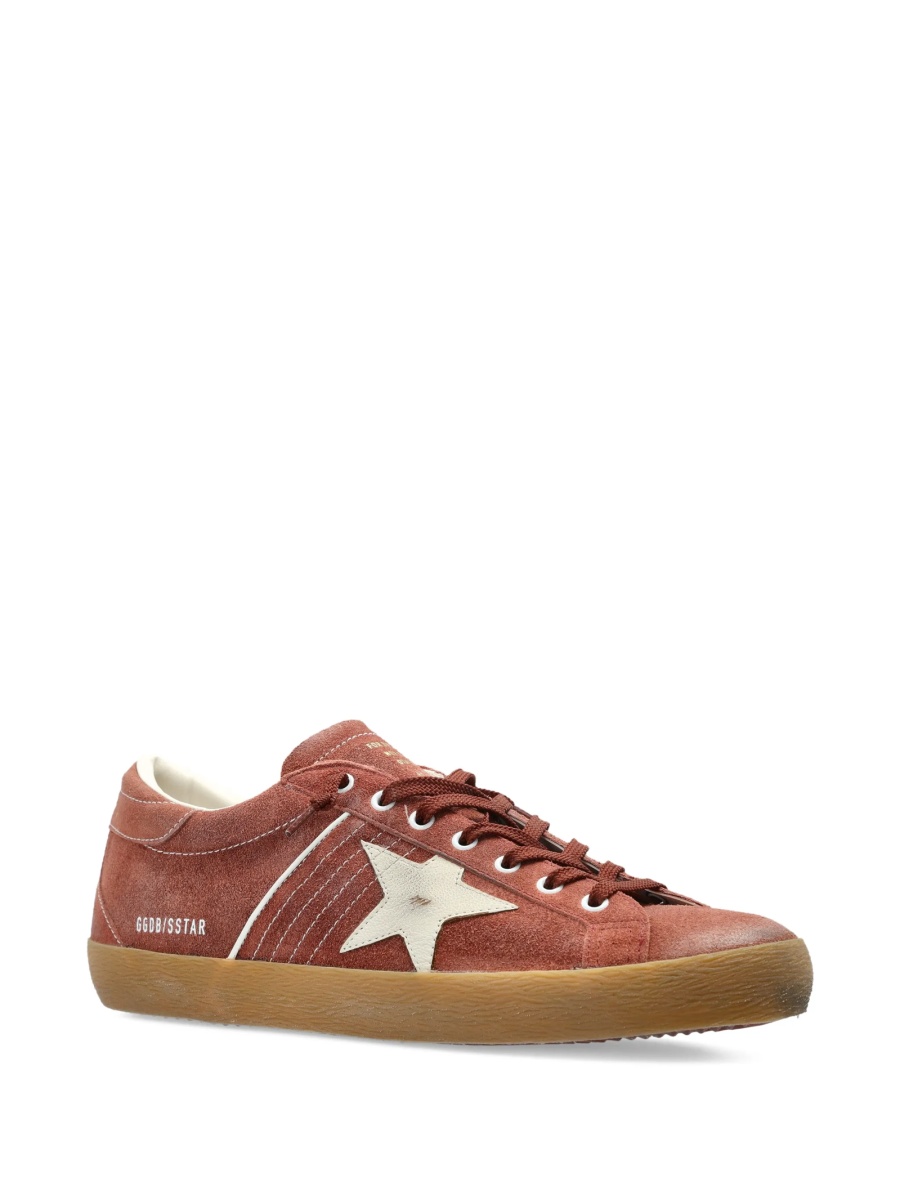 Sneakers Golden Goose star maro din piele intoarsa - Img 2